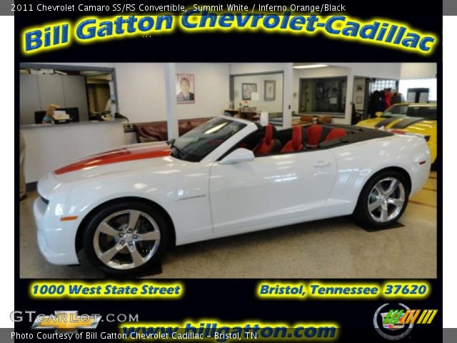 2011 Chevrolet Camaro SS/RS Convertible in Summit White