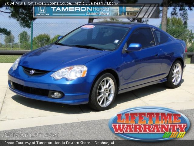 2004 Acura RSX Type S Sports Coupe in Arctic Blue Pearl