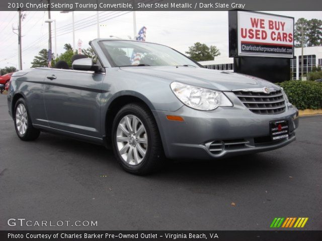 2010 Chrysler Sebring Touring Convertible in Silver Steel Metallic