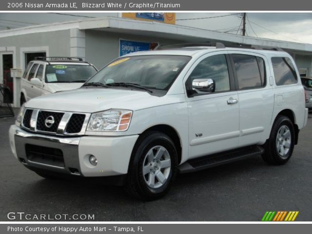 2006 Nissan Armada LE in Blizzard White