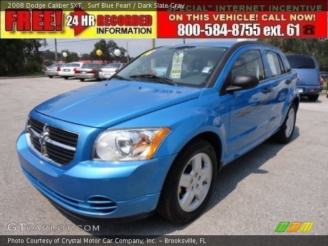 2008 Dodge Caliber SXT in Surf Blue Pearl
