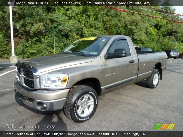 2007 Dodge Ram 1500 SLT Regular Cab 4x4 in Light Khaki Metallic