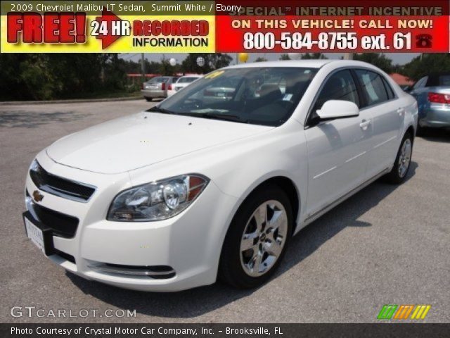 2009 Chevrolet Malibu LT Sedan in Summit White