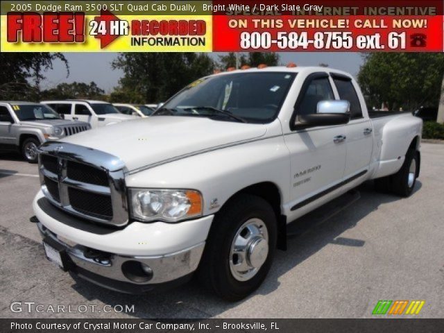 2005 Dodge Ram 3500 SLT Quad Cab Dually in Bright White