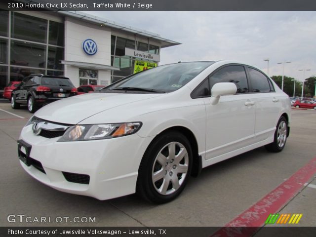 2010 Honda Civic LX Sedan in Taffeta White