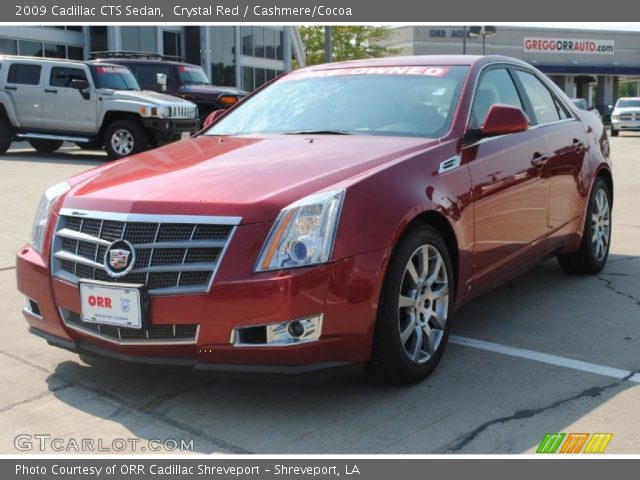 2009 Cadillac CTS Sedan in Crystal Red