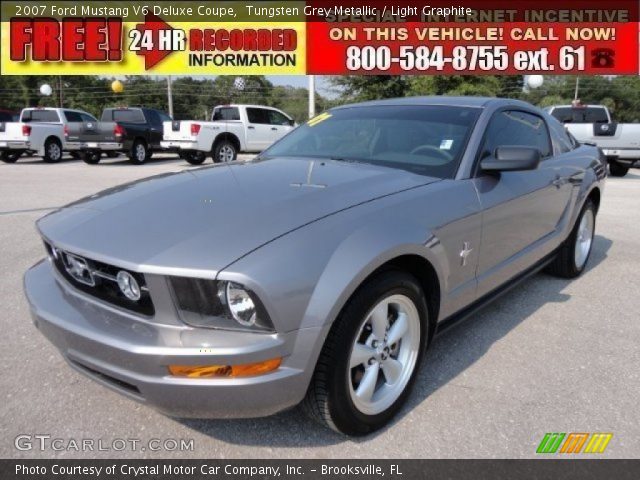 2007 Ford Mustang V6 Deluxe Coupe in Tungsten Grey Metallic