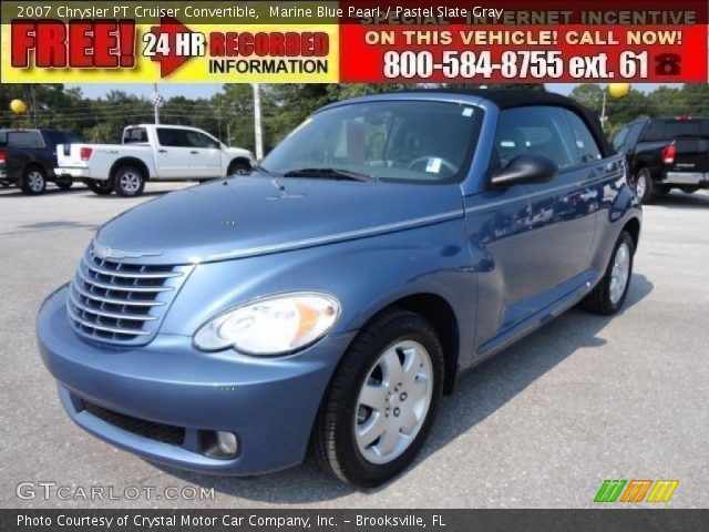 2007 Chrysler PT Cruiser Convertible in Marine Blue Pearl