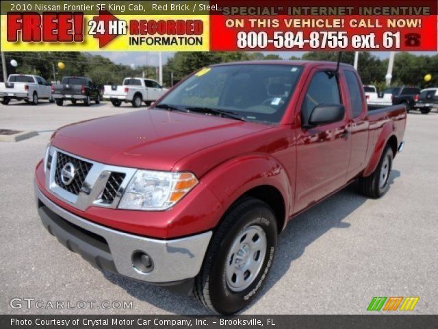 2010 Nissan Frontier SE King Cab in Red Brick