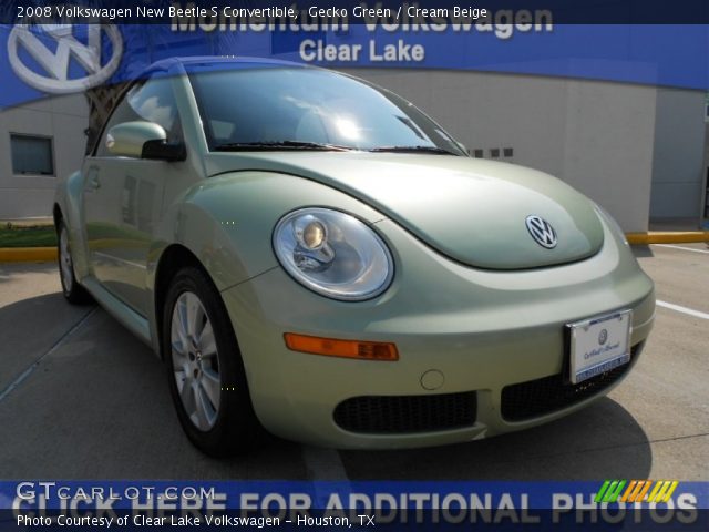 2008 Volkswagen New Beetle S Convertible in Gecko Green