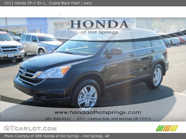 2011 Honda CR-V EX-L in Crystal Black Pearl