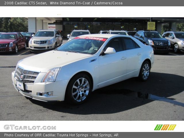 2008 Cadillac CTS Sedan in White Diamond Tri-Coat