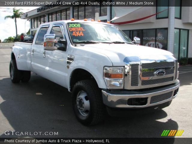 2008 Ford F350 Super Duty FX4 Crew Cab 4x4 Dually in Oxford White