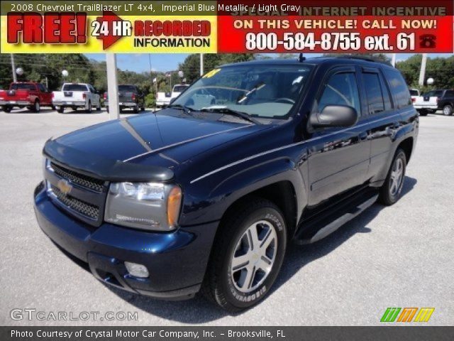 2008 Chevrolet TrailBlazer LT 4x4 in Imperial Blue Metallic