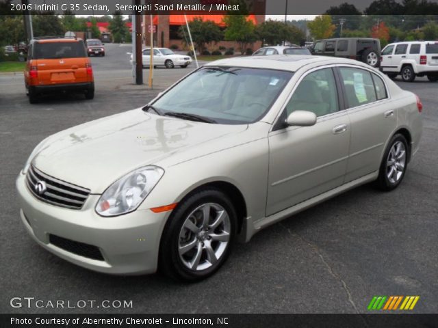 2006 Infiniti G 35 Sedan in Serengeti Sand Metallic