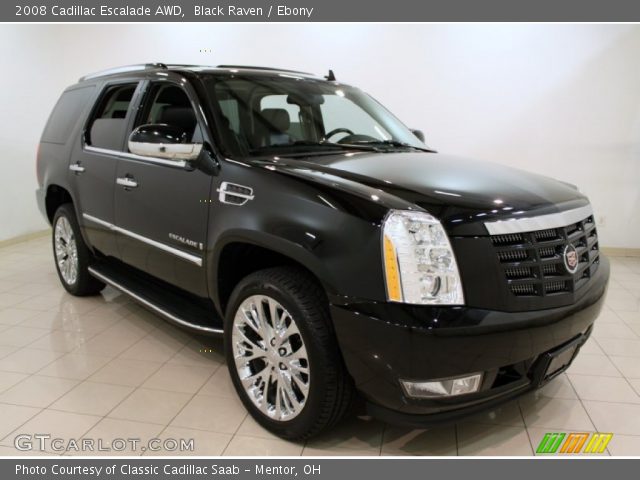 2008 Cadillac Escalade AWD in Black Raven