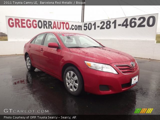2011 Toyota Camry LE in Barcelona Red Metallic