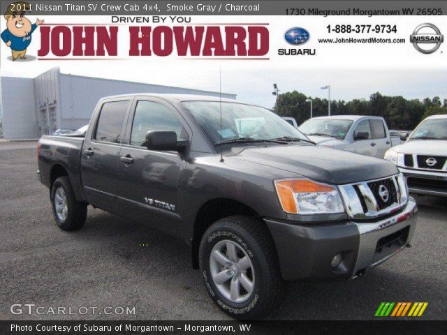 2011 Nissan Titan SV Crew Cab 4x4 in Smoke Gray