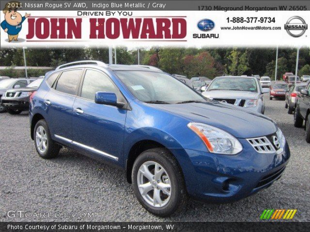 2011 Nissan Rogue SV AWD in Indigo Blue Metallic
