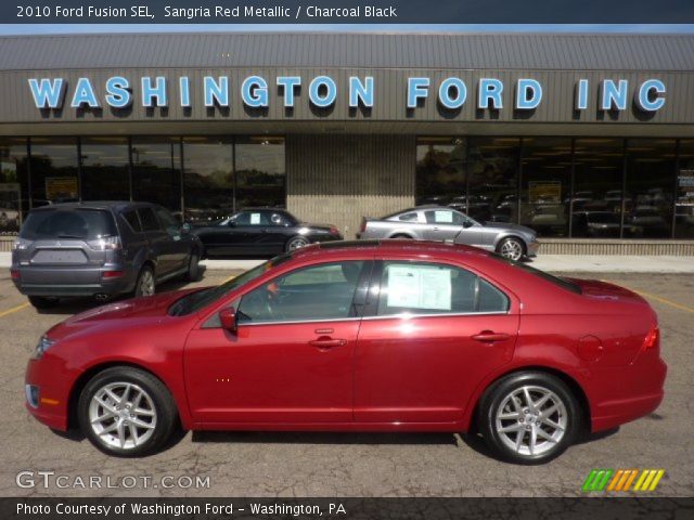 2010 Ford Fusion SEL in Sangria Red Metallic