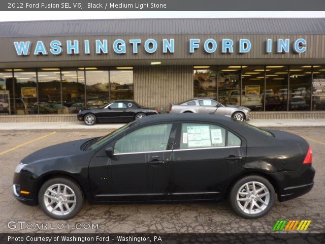 2012 Ford Fusion SEL V6 in Black