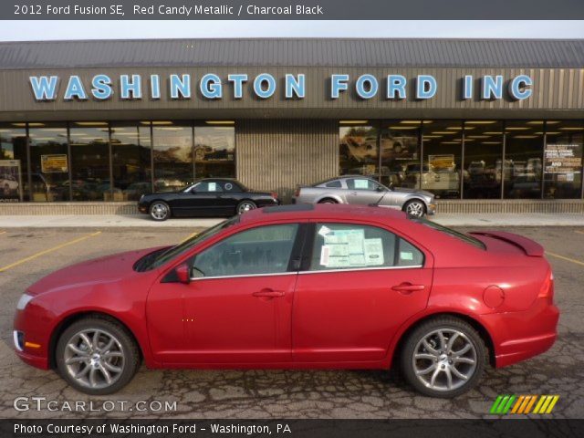 2012 Ford Fusion SE in Red Candy Metallic
