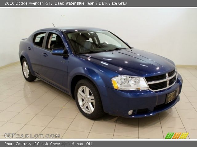 2010 Dodge Avenger R/T in Deep Water Blue Pearl