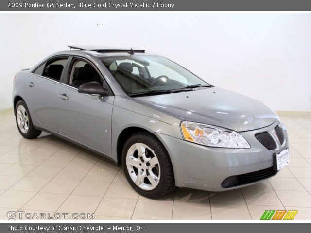 2009 Pontiac G6 Sedan in Blue Gold Crystal Metallic