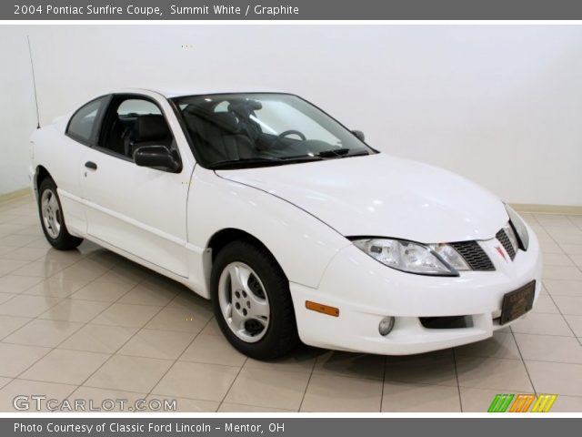 2004 Pontiac Sunfire Coupe in Summit White