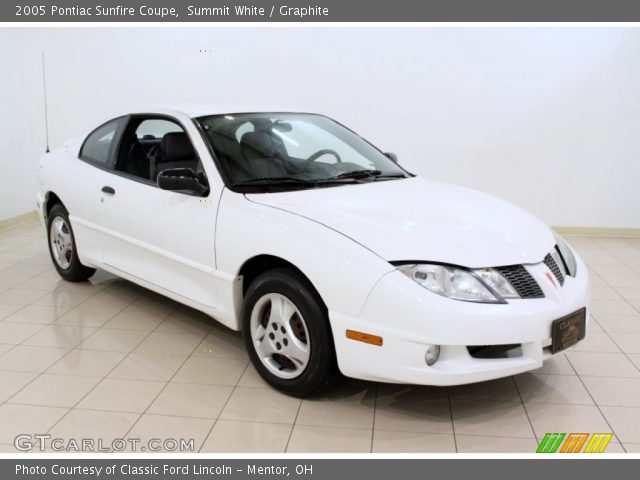 2005 Pontiac Sunfire Coupe in Summit White