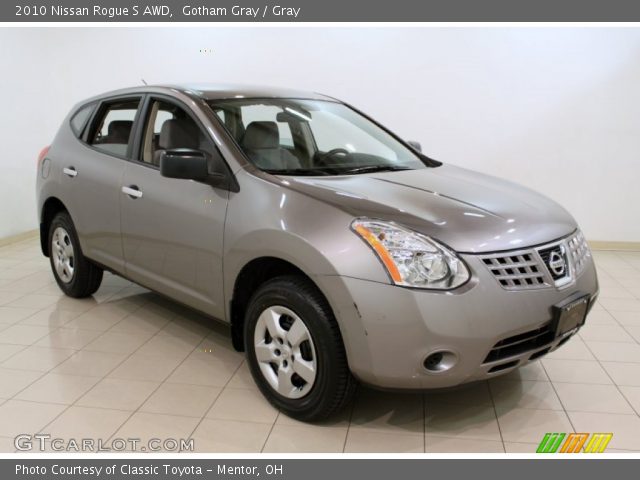 2010 Nissan Rogue S AWD in Gotham Gray
