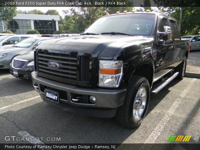 2009 Ford F250 Super Duty FX4 Crew Cab 4x4 in Black