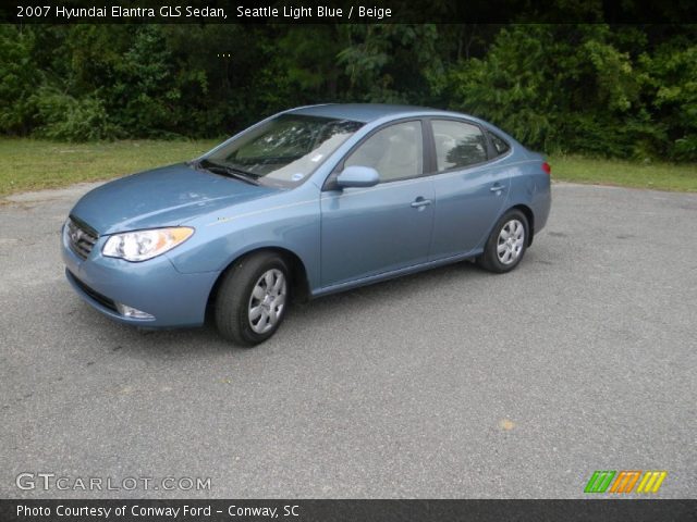 2007 Hyundai Elantra GLS Sedan in Seattle Light Blue