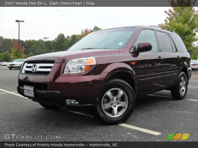 2007 Honda Pilot EX-L in Dark Cherry Pearl