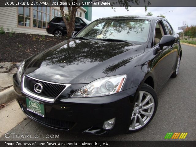 2008 Lexus IS 250 AWD in Obsidian Black