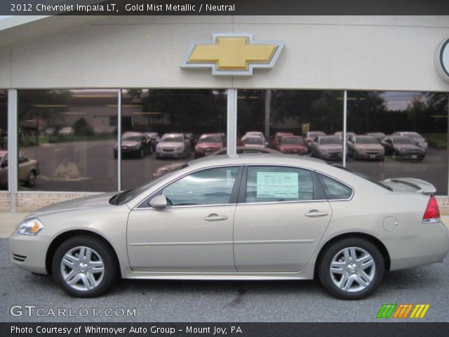 2012 Chevrolet Impala LT in Gold Mist Metallic