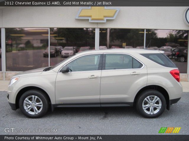 2012 Chevrolet Equinox LS AWD in Gold Mist Metallic