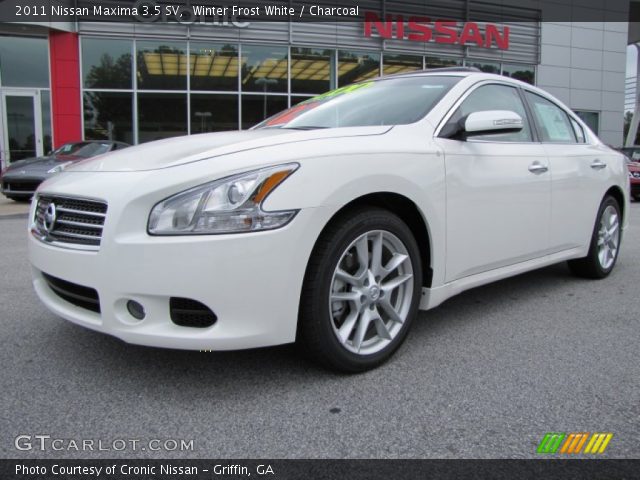 2011 Nissan Maxima 3.5 SV in Winter Frost White