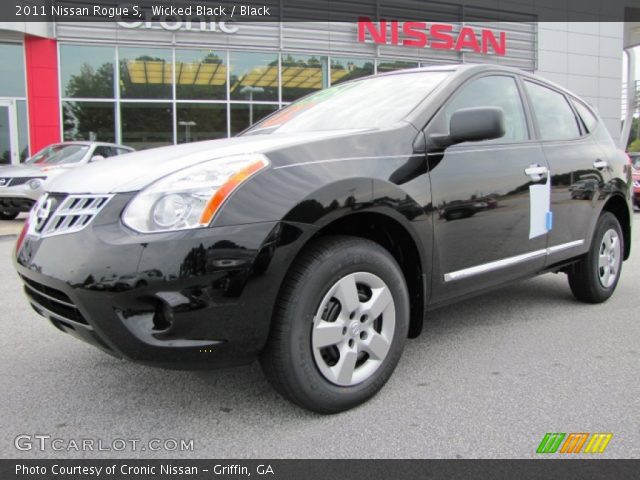 2011 Nissan Rogue S in Wicked Black