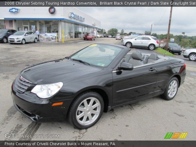 2008 Chrysler Sebring Touring Hardtop Convertible in Brilliant Black Crystal Pearl