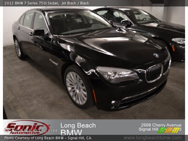 2012 BMW 7 Series 750i Sedan in Jet Black