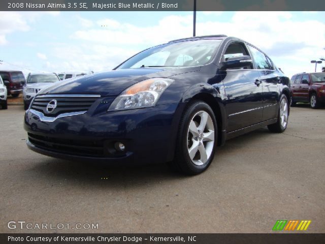 2008 Nissan Altima 3.5 SE in Majestic Blue Metallic