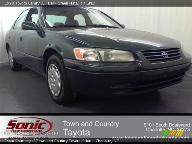 1998 Toyota Camry LE in Dark Green Metallic