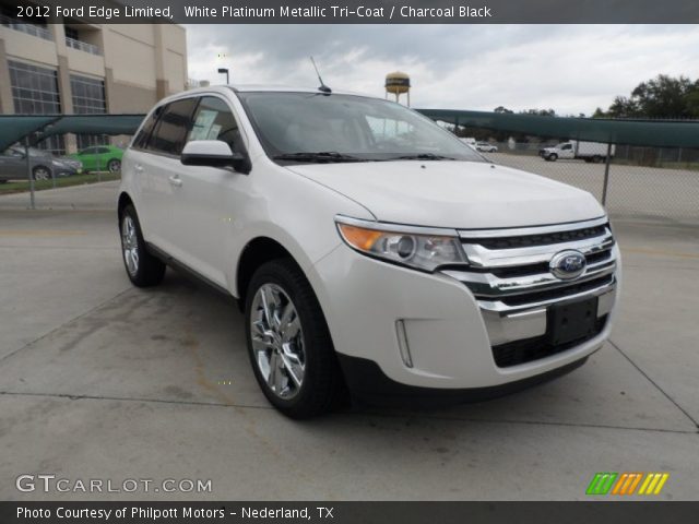 2012 Ford Edge Limited in White Platinum Metallic Tri-Coat