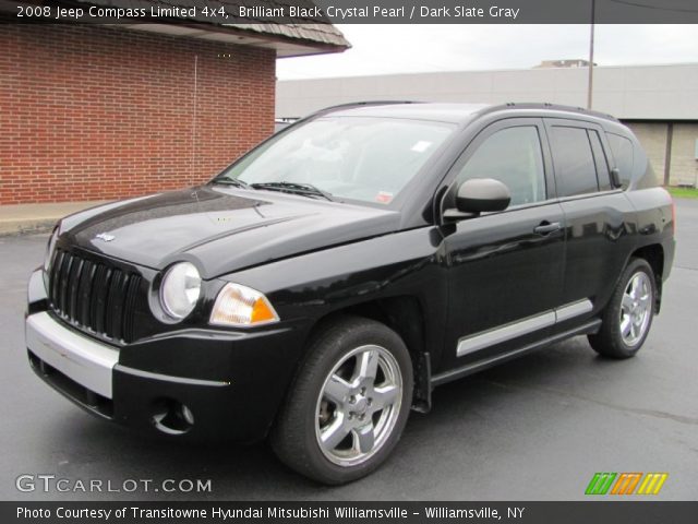 2008 Jeep Compass Limited 4x4 in Brilliant Black Crystal Pearl