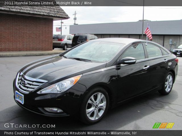 2011 Hyundai Sonata Limited in Midnight Black