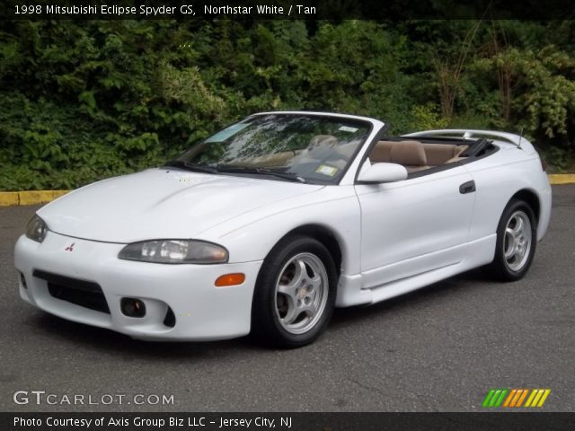 1998 Mitsubishi Eclipse Spyder GS in Northstar White