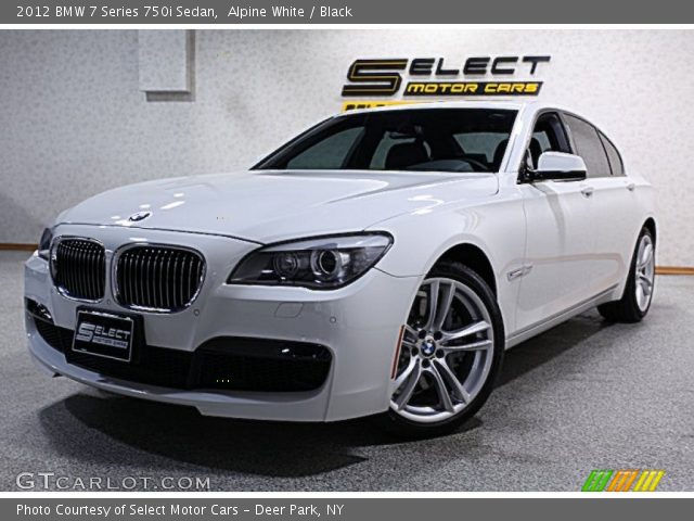 2012 BMW 7 Series 750i Sedan in Alpine White