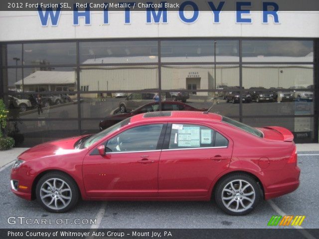 2012 Ford Fusion SEL in Red Candy Metallic