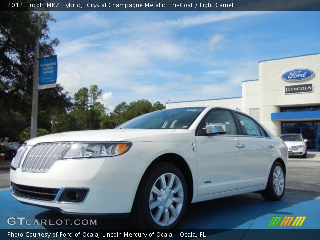 2012 Lincoln MKZ Hybrid in Crystal Champagne Metallic Tri-Coat